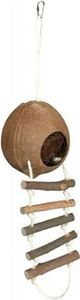 Domek kokosový s žebříkem pro křečky 13x56cm TR