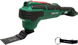 PARKSIDE® Akku Multifunktionswerkzeug Schaber 20V PAMFW 20-Li im HEADNMORE® Bundle + HEADNMORE® Schlüsselanhänger