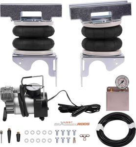 2x Luftfederung mit 12V Kompressor Kit for Mercedes Sprinter Bj. 06-22 4000KG