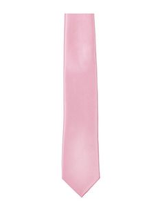TYTO Uni šálová keprová kravata TT902 Ružová Ružová 144 x 8,5 cm