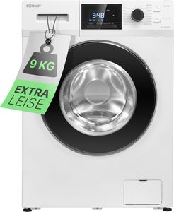 Bomann® Waschmaschine 9kg | inkl. Aqua-Stop | 1400 U/min | bis 95°C | 16 Programme | Endzeitvorwahl | WA 7196