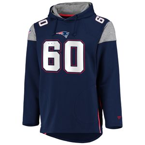 NFL New England Patriots #60 Hoody hooded Jersey Sweater Kaputzenpullover Franchise Overhead (L)