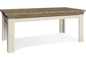 Konsimo Konferenčný stolík "ARVEN", krémový, laminovaný, Classic, 90x50x60