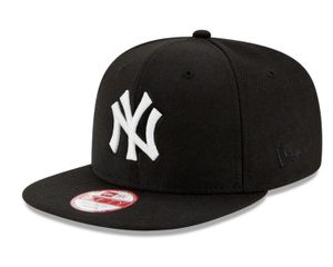 New Era MLB 9Fifty Snapback Cap NY Yankees Schwarz Weiß, Cap:M/L