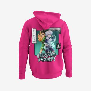 Nachhaltiger Nachhaltiger Bio Damen Hoodie Kapuzenpullover Anime: HunterXHunter Killua Zoldyck & Gon Freec