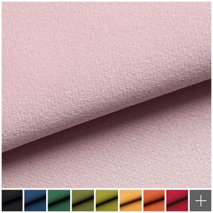 novely® TRITON Microfaser Velours Wildleder-Optik 34 Farben Möbelstoff Polsterstoff - Farbe: 19 Rosa