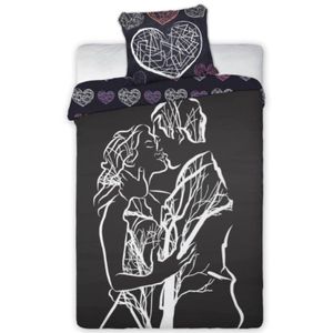Bettgarnitur Amore160x200+70x80cm Baumwolle