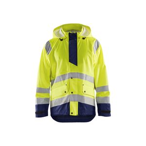 Blakläder High Vis Regenjacke 4323 2000 Level 1 High Vis in div. Farben, Farbe:high vis gelb/marineblau, Größe:S