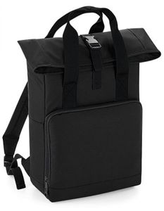 Rucksack Twin Handle Roll-Top Backpack - 28 x 38 x 12 cm - Farbe: Black - Größe: 28 x 38 x 12 cm
