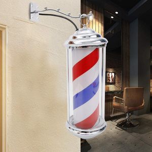 Holičství LED světelný nápis lampa Holičství Salon Barber Bar Reklama Vodotěsné nástěnné světlo Salon Osvětlení Sign LED Stripe 37cm Červené bílé modré světlo