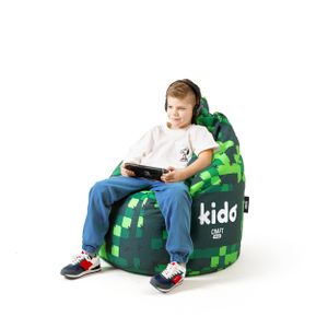 Kido By Diablo Kindersitzsack mit Füllung Sitzsack Gaming Sessel Beanbag Farbe: Craft