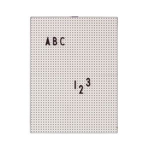 Design Letters Message Board A4 Steckbrett Größe: 29,7 x 21 cm, Farbe: grau
