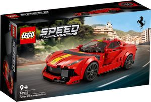 LEGO 76914 Speed Champions Ferrari 812 Competizione, Sportwagen und Spielzeug-Modell-Bausatz, Serie 2023, Auto-Sammlerfahrzeug-Set