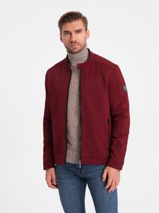 Ombre Clothing Herren-Bomber Addaved kastanienbraun S