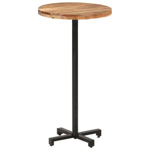 vidaXL Barový stôl okrúhly Ø60x110 cm Akáciový masív