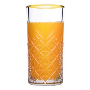 Pasabahce Timeless Golden Touch 4 Long Drink Gläser 4-teiliges Set 295ml 52820