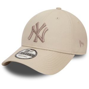 New Era, MLB 9Forty Cap, NY Yankees Baseball Mütze, Verstellbar Beige/Braun