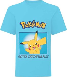 Chlapecké tričko Pokemon Pikachu NS4007 (146-152) (modré)