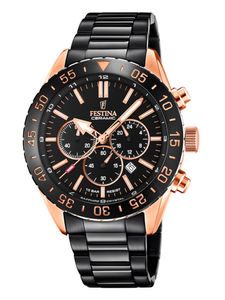 Festina Herren Uhr F20578/1 Edelstahl & Keramik Rosé vergoldet Festina Herren Uhr F20578/1 Edelstahl & Keramik Rosé vergoldet