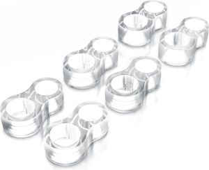 BEARWARE Türklinkenpuffer Twin 6er Set Türgriffpuffer, Türstopper, Stoßfänger 25 x 45 mm BEARWARE Türklinkenpuffer Twin 6er Set Türgriffpuffer, Türstopper, Stoßfänger 25 x 45 mm
