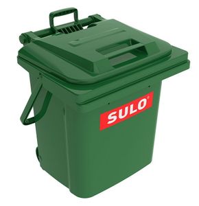 SULO Mülltonne, Mülleimer, Müllbehälter, Abfalleimer, Rollbox 45 Liter grün (45 Sulo grün)