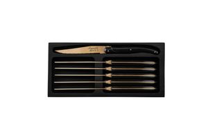 Laguiole Style de Vie Steakmesser Set Prestige Line Kupfer 6-teilig