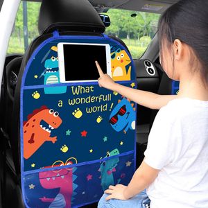 Auto Rückenlehnenschutz Rücksitzschoner Kinder Wasserdicht Sitzschoner Auto Aufbewahrungstasche Rückenlehnen-Tasche 01
