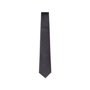 VENTI Krawatte Anthrazit strukturiert 100% Seide schmale Form Fleckenabweisend