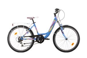Detský bicykel SPRINT, STARLET 2 24 palcov, modrý, HARDTAIL
