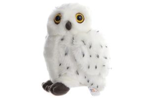 Uni-Toys - Schnee-Eule - 19 cm (Höhe) - Plüsch-Vogel - Plüschtier, Kuscheltier