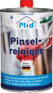 Plid Pinselreiniger 1L /Kraftvoller Reiniger Werkzeugreiniger, Entfernt Öl Fett Farbe