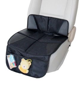 Osann Mini Autositzauflage für Kindersitzerhöhung, Sitzschoner geeignet auch für Isofix, schwarz