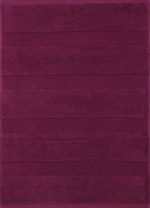 Betz Badvorleger 50x70 cm DELUXE Badematte Badteppich Duschvorleger 100% Baumwolle 680g/m²  Farbe: pflaume