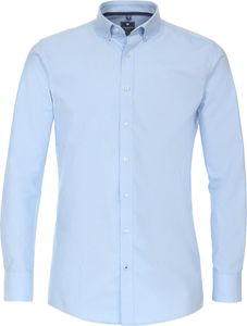 REDMOND Herren Freizeithemd Langarm Button-Down Comfort-Fit Hellblau XXL