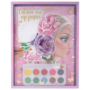 DEPESCHE TOPModel Colour me up Wasserfarbkasten 10 Bogen Aquarell-Papier, 2 Pinsel und eine anschauliche Anleitung mit Farbkunde DEPESCHE TOPModel Colour me up Wasserfarbkasten 10 Bogen Aquarell-Papier, 2 Pinsel und eine anschauliche Anleitung mit Farbkunde