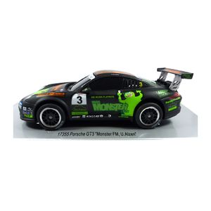 P&S 17355 Porsche GT3 "Monster - Uwe Alzen" schwarz/grün mit Rückziehmotor Maßstab 1:43 Carrera