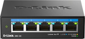 D-LINK DMS-105/E 5-Port Switch, Multi-Gigabit Unmanaged