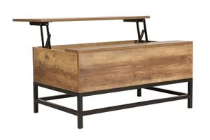 Couchtisch Klappfunktion Wohnzimmer Tisch Holz Sofa Truhe Truhentisch Holztisch