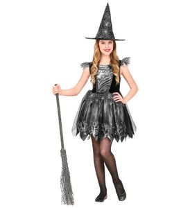 Čarodejnícke šaty s klobúkom Spider, veľkosť:128