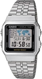 Casio A500WEA-1EF Collection Weltzeit Digitaluhr
