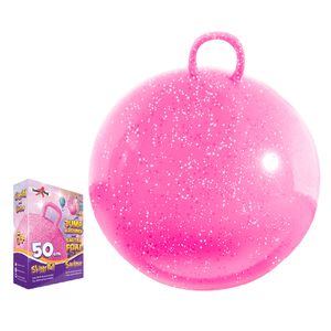 Hüpfball Pink Glitter 50 cm