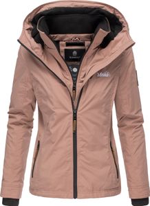 Marikoo Damen Übergangs Outdoor Jacke Windbreaker Regenjacke Erdbeere Terracotta Gr. 34 - XS