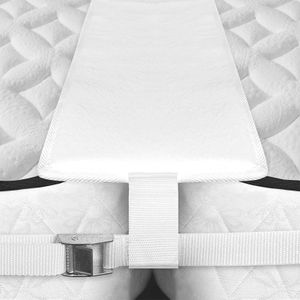 My Green Deal - Matratzenkeil de Luxe - Matratzenverbinder - Bettverbinder - Matratzenkeil mit Band - Liebesbrücke
