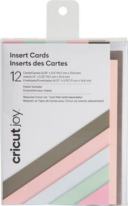 Cricut Joy Einlegekarten SERIE 10,8 x 14 cm, Farbe:Pastel