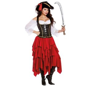 Piratin Kostüm Seeräuberin Ahoy für Damen