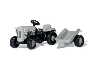 rolly toys Kid Little Grey Fergie Traktor mit Trailer - Maße: 1340x470x520 mm; 14941