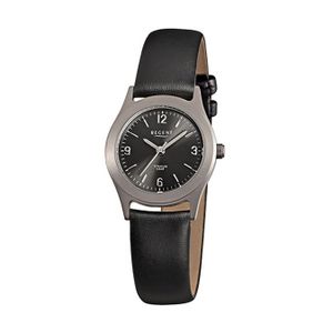 Regent Titan Damen Uhr F-872 Quarzuhr Armband schwarz D2URF872