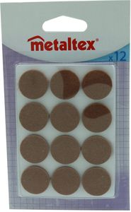 Metaltex Filzgleiter selbstklebend rund 22mm 12 Stück