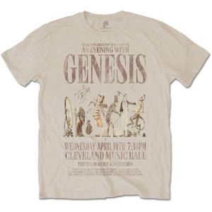 Genesis - "An Evening With" T-Shirt für Herren/Damen Unisex RO4258 (XXL) (Sand)