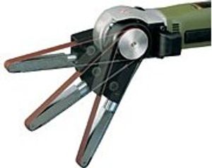 Proxxon Bandschleifer BS/E Präzision Schleifer 80 W, 2x Schleifband 10 x 330 mm